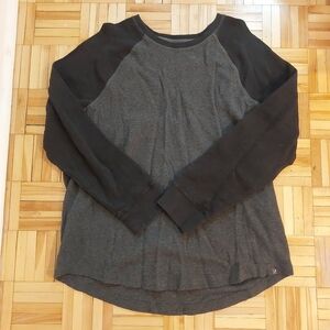 Denver hayes mens long sleeve waffle Henley size XL